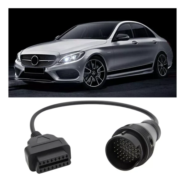 Conector Adaptador para Mercedes Benz 38 a 16 Pines OBD2