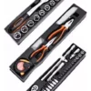 Caja Metálica Portátil Plegable + 85 Pcs Herramientas Profesionales