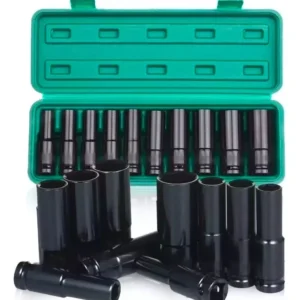Set de Dados de Impacto 1/2 10 Piezas de 10mm a 24mm