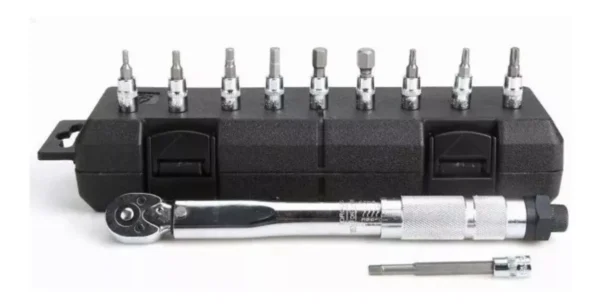 Llave De Torque Torquimetro 1/4 Pulgada 5 A 25mm -11 Piezas