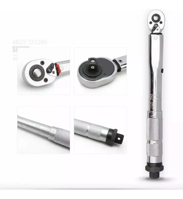 Llave De Torque Torquimetro 1/4 Pulgada 5 A 25mm -11 Piezas