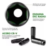 Set de Dados de Impacto 1/2 10 Piezas de 10mm a 24mm