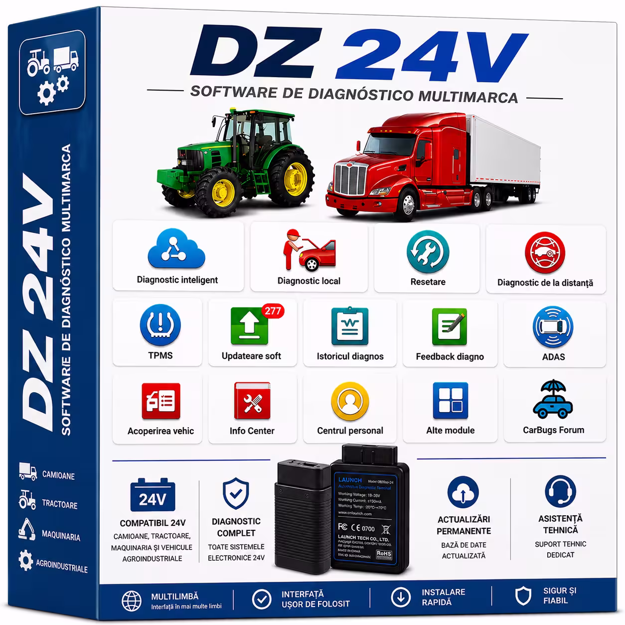 Activación o actualización DZ PRO3 24V +1 Año de actualización gratis.