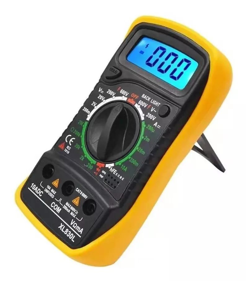 Multimetro Digital Pantalla LCD XL-830L