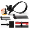 Kit 725 Clip Broche Retención Plástico Auto Lata Tapabarro