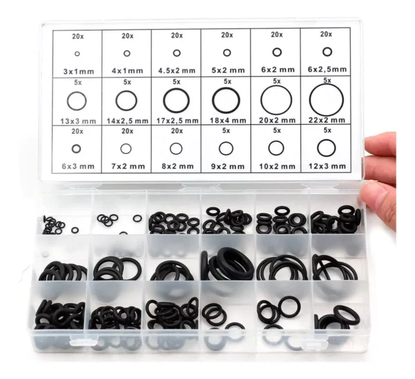 Kit de O-ring Aire Acondicionado Autos 225 Piezas