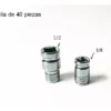 Set Juego de Puntas Corto Largo Torx Allen 40 Piezas