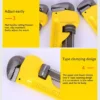 Llave Inglesa Stillson 8 Pulgadas Mango Pvc Llave Tubo