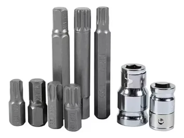 Set Juego de Puntas Corto Largo Torx Allen 40 Piezas