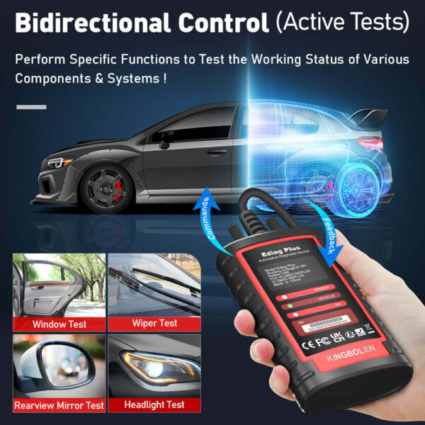 Scanner THINKCAR KINGBOLEN Ediag Plus CAN FD Codificación de ECU bidireccional