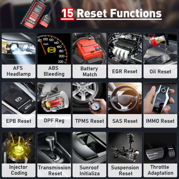 Scanner THINKCAR KINGBOLEN Ediag Plus CAN FD Codificación de ECU bidireccional