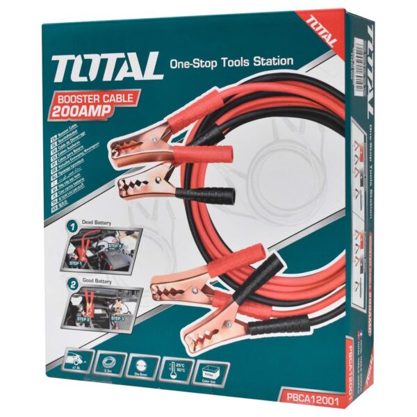 Cable Puente Batería 200amp 2pcs Línea Profesional