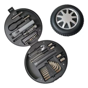 Set de Herramientas Estuche con Forma de Neumático 29 Pcs
