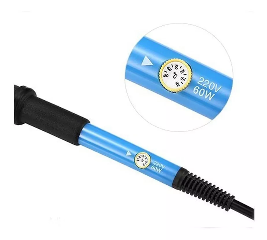 Kit Cautín Eléctrico 60w Regulable + 17 Accesorios