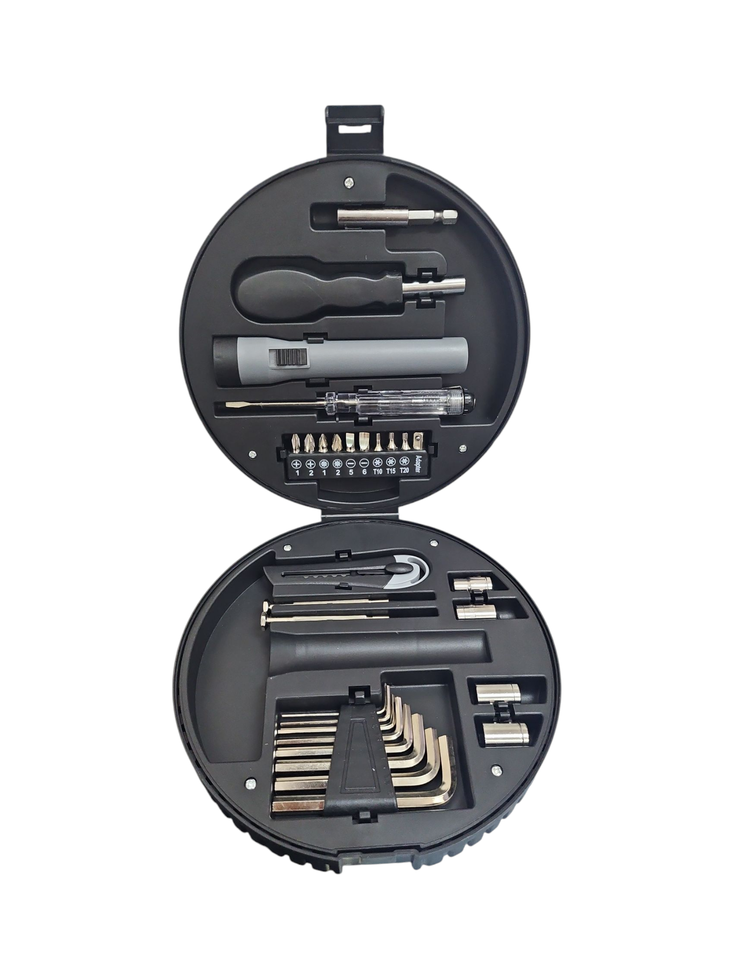 Set de Herramientas Estuche con Forma de Neumático 29 Pcs