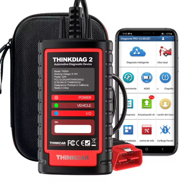 Scanner Automotriz Thinkdiag 2 Bidirreccional CAN FD + DZ