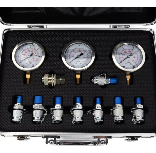 Kit Prueba Medidor de Presión Hidráulica para Excavado
