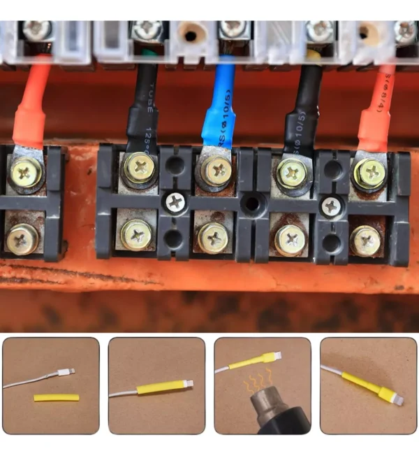 Kit Tubos Termoretractil Mixtos 580 Piezas