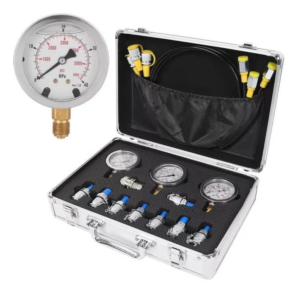 Kit Prueba Medidor de Presión Hidráulica para Excavado
