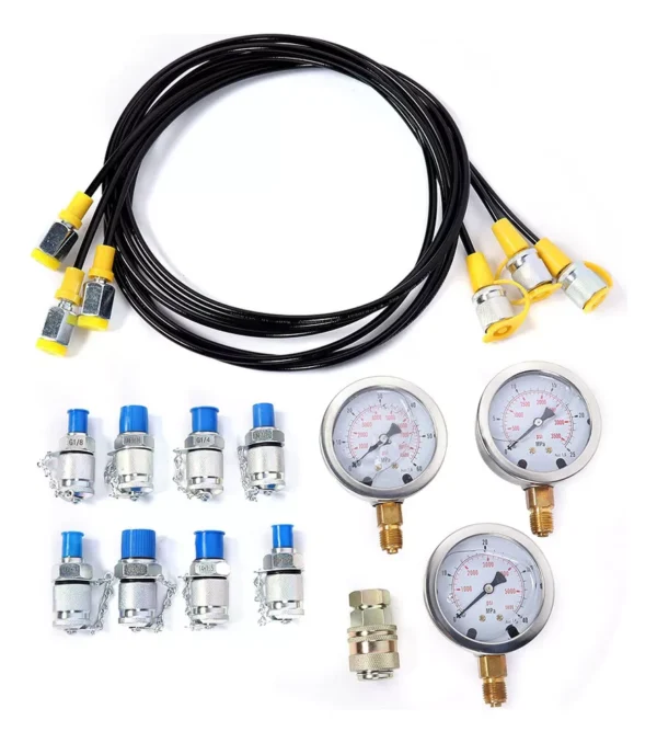 Kit Prueba Medidor de Presión Hidráulica para Excavado