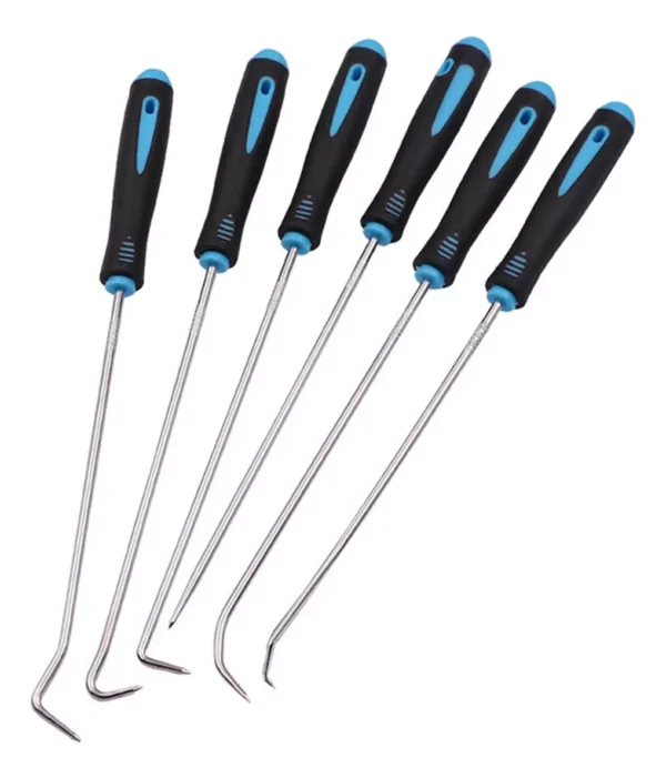 Kit Ganchos de Precisión Extracción Sellos de Aceite 6 Pcs