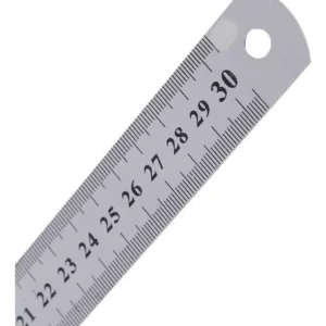 Regla Metalica 30 cm y 12 pulgadas