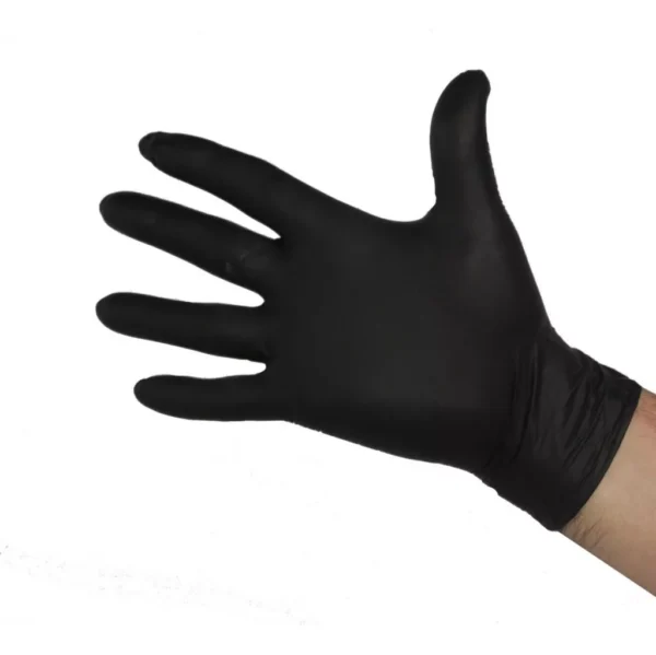 Guante de Nitrilo Negro Caja de 100 Unidades L PROTECT