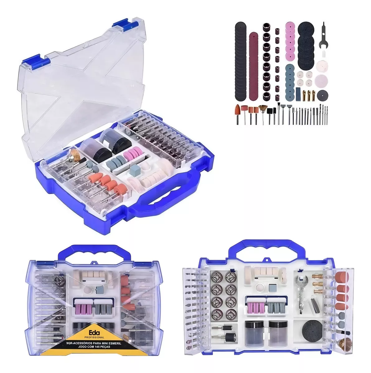 Juego Set Accesorios para Mini Amoladora 145 Piezas