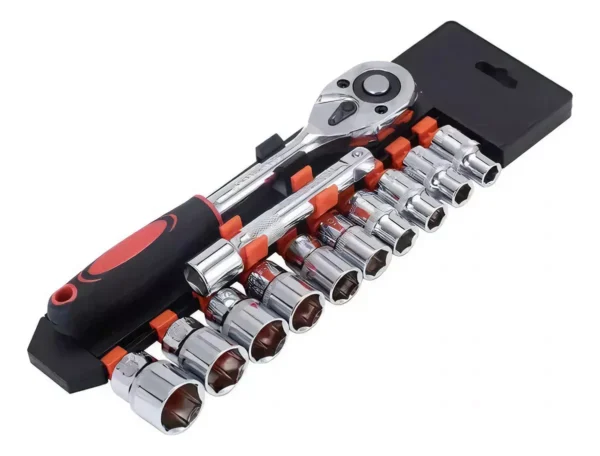 Set Juego de Dados Llave Chicharra 1/2 12 Piezas