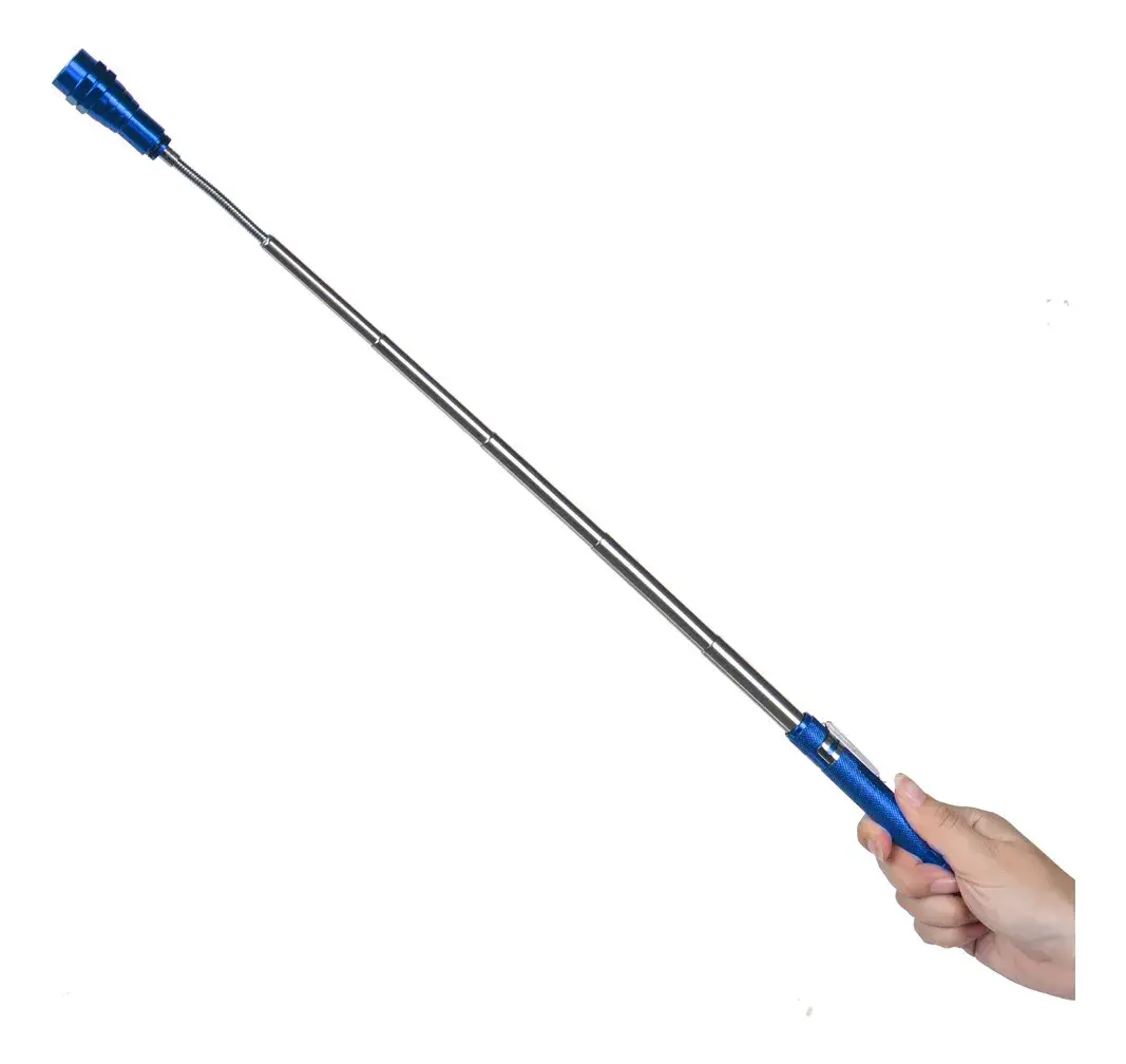 Linterna Telescópica Flexible con 3 LED e Imán – Herramienta de Recogida Multifuncional