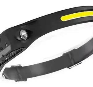 Linterna Frontal LED Recargable con Sensor de Movimiento – Iluminación Panorámica 230°