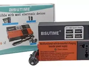 Inversor de Voltaje Bisutime BS-5209 2000W – 12V a 220V CA