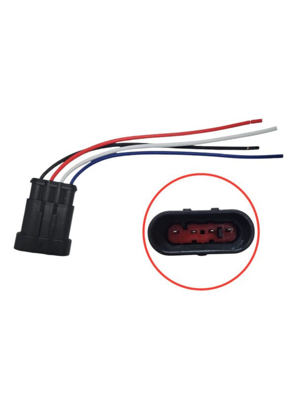 Conector automotriz hermético de 4 pines
