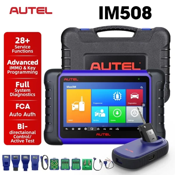 AUTEL MAXIIM IM508 – PROGRAMADOR DE LLAVES E INMOVILIZADOR CON DIAGNÓSTICO COMPLETO - Imagen 2
