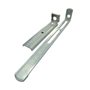 Cierre Metálico para Cortina Enrollable de Seguridad Brazo 30 cm Acero Galvanizado