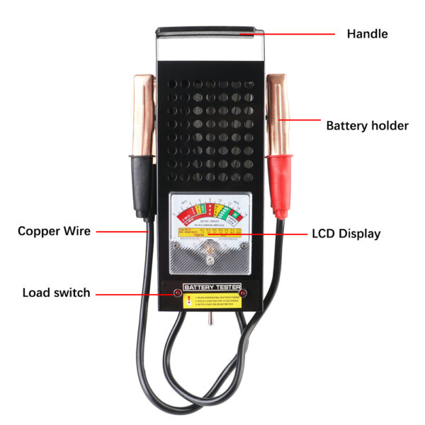 Probador de Batería LED 6/12V – Compacto y Portátil - Imagen 2