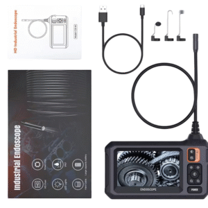 Cámara Endoscópica Boroscopio 4,3" 1080P IP67 con Luz LED y Cable Rígido para Inspección