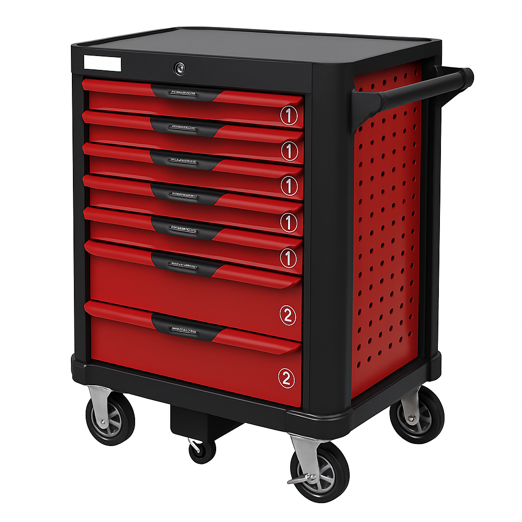 Carro de herramientas profesional (solo gabinete) – Ideal para taller