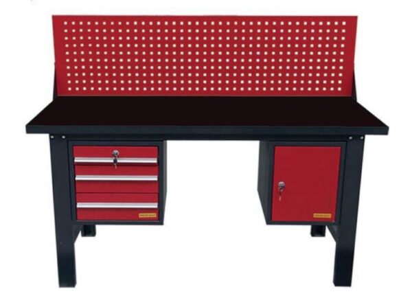 Mesa de Trabajo Mecanica Industrial 1500×750×800 mm con Cajones