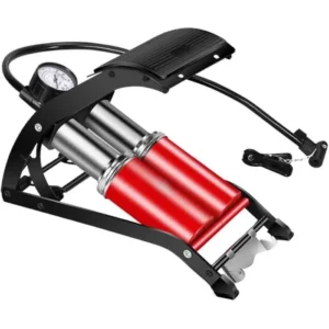 Bomba de Aire de Pedal Doble Cilindro – Inflador de Neumáticos