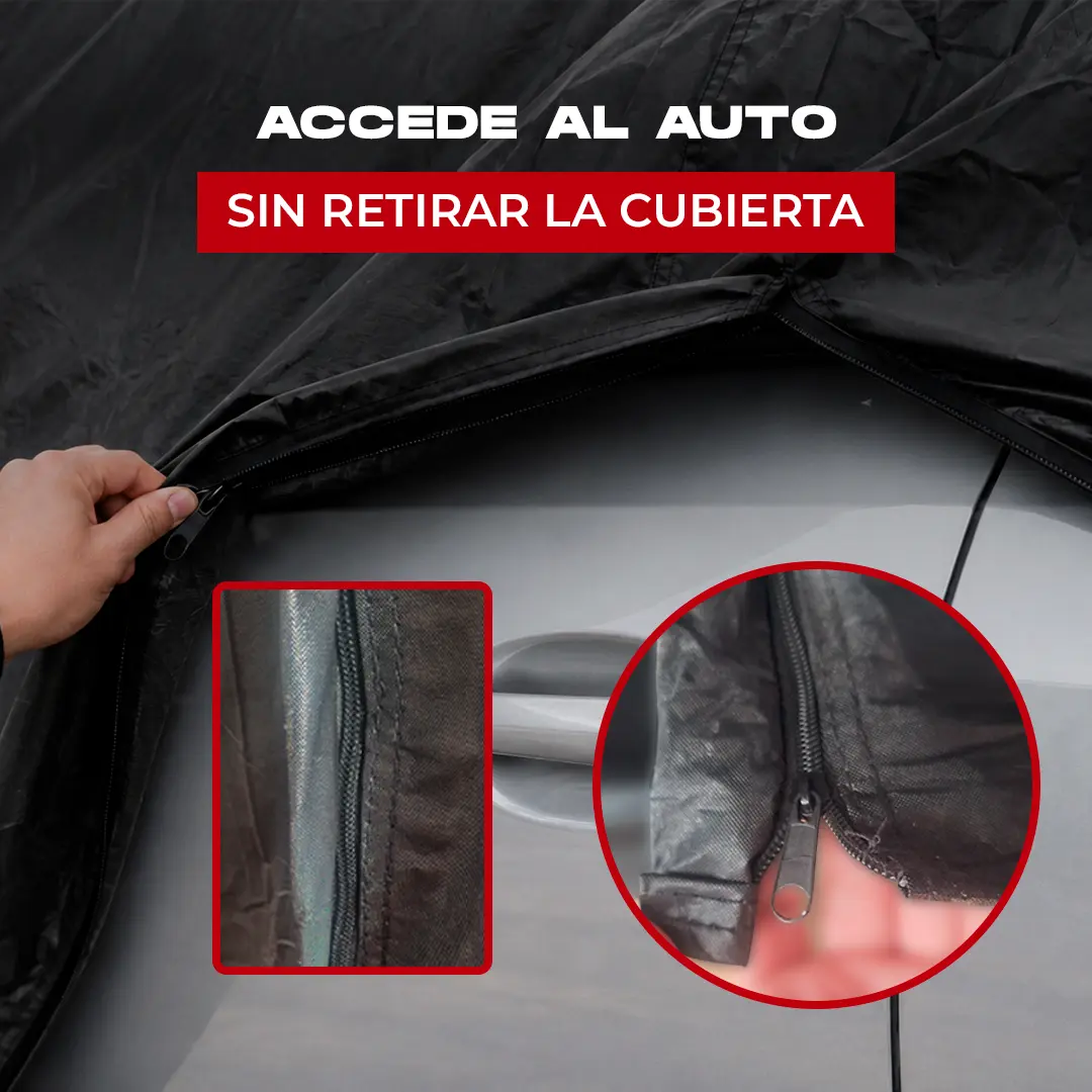Carpa Full Protección Impermeable Premium Para Autos Sedan - Imagen 5
