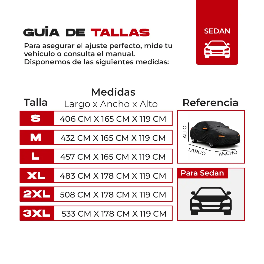 Carpa Full Protección Impermeable Premium Para Autos Sedan - Imagen 6